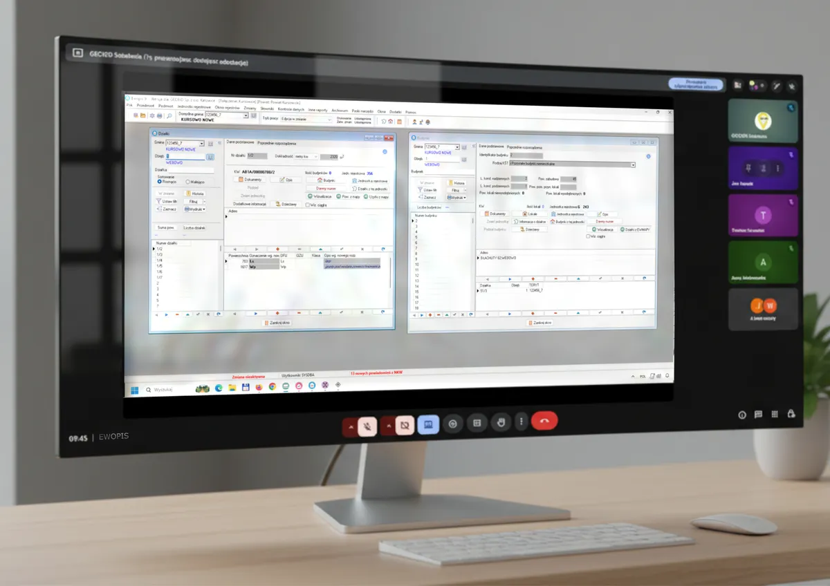 Pełna obsługa programu